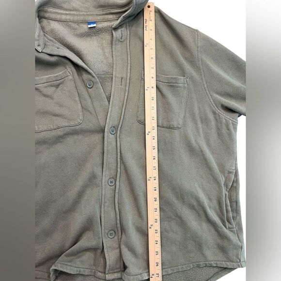 Old Navy Fleece-Lined Shirt Jacket – Olive Green, Size XL - Picture 5 of 7
